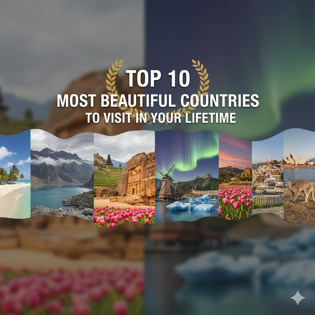 Top 10 Most Beautiful Countries to Visit in Your Lifetime