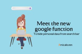 Meet the new google function to hide personal data from the search bar