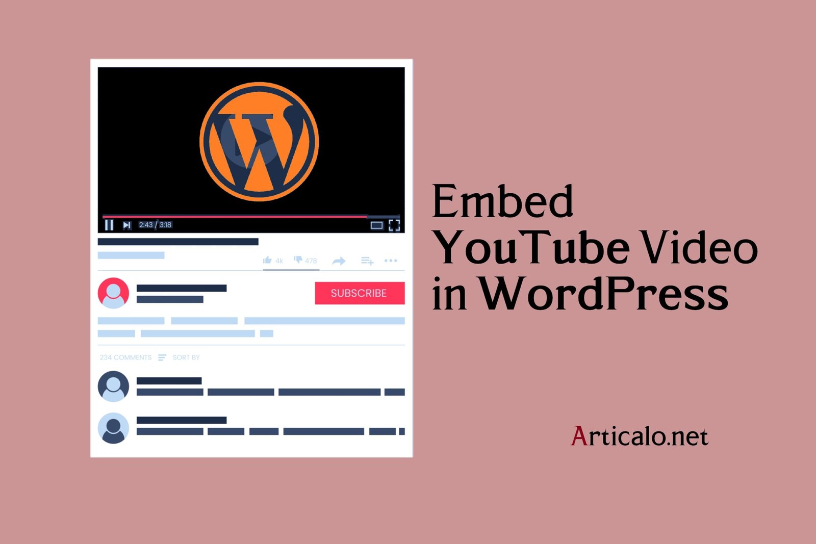 Embed a YouTube Video in WordPress