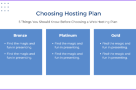 5 Things You Should Know Before Choosing a Web Hosting Plan